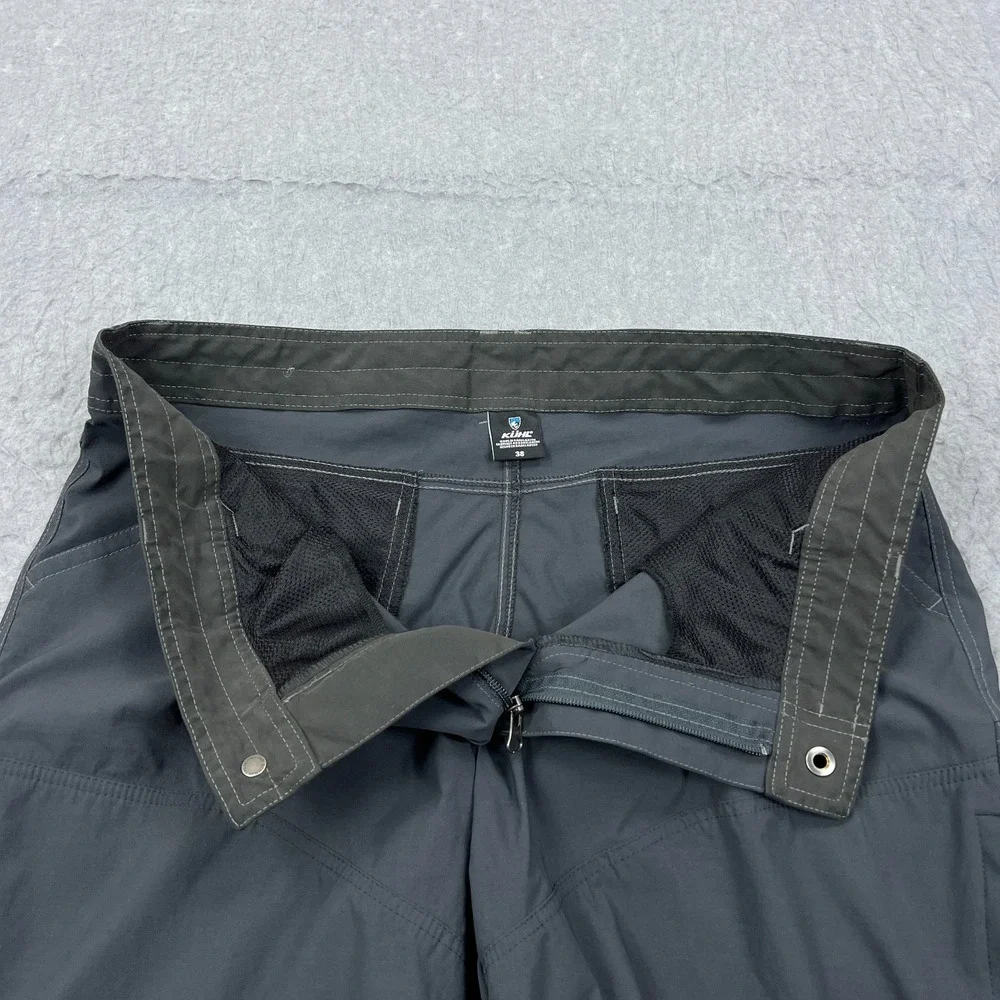 Kuhl Renegade Shorts Mens 36 Gray‎ Nylon Hiking Utility Zip Cargo Pockets 11